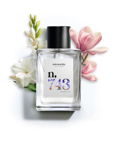 Noteworthy n,743 Eau De Parfum | Shine On | Tuberose Magnolia Jasmine Fragrance