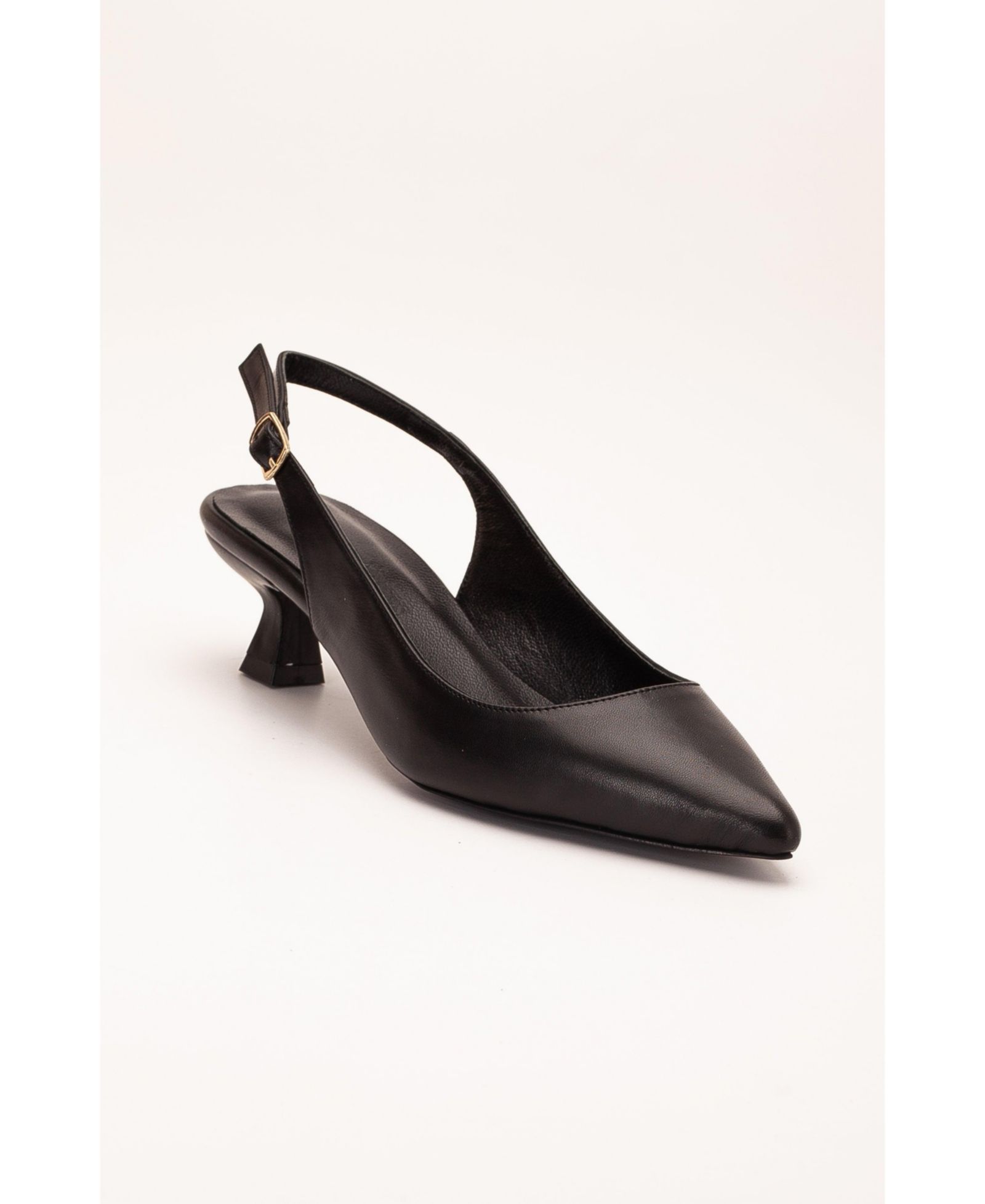 Кожаные туфли Lety Slingback на каблуке kitten heel