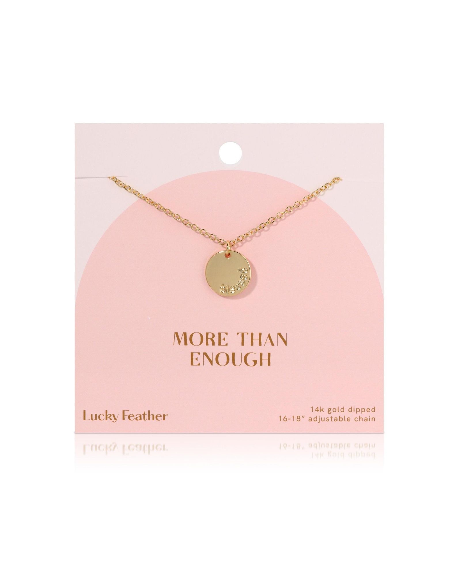 Ожерелье Lucky Feather Faith Collection - More Than Enough