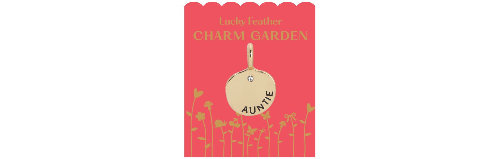 LUCKY FEATHER Подвеска Lucky Feather Charm Garden - Auntie