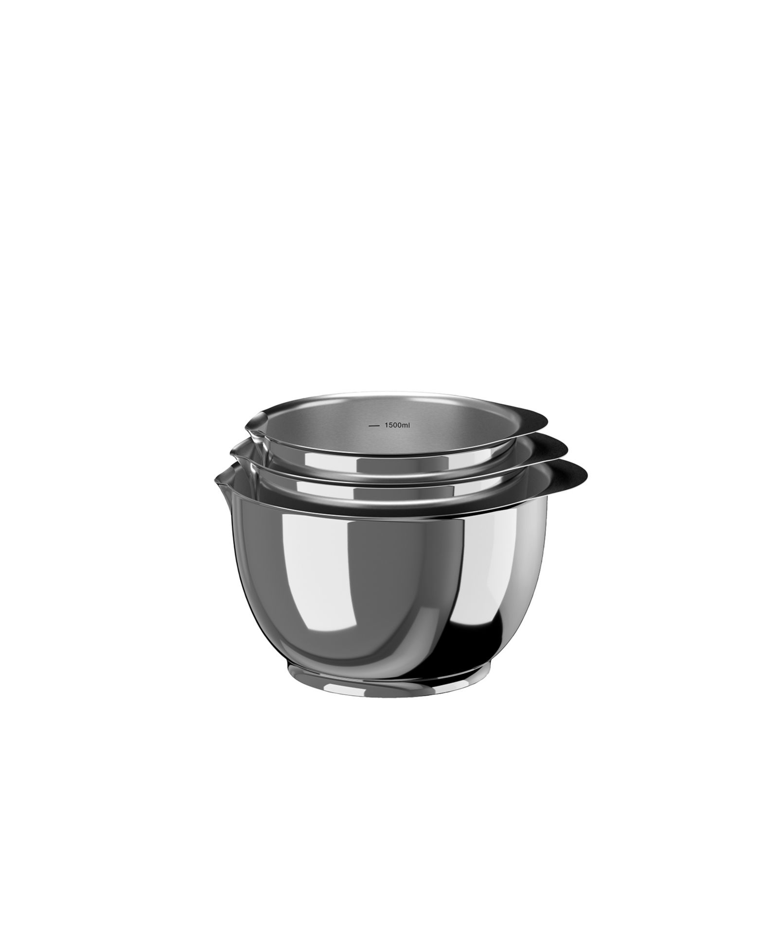 Rosti Steel 3-Piece Mixing Bowl Set