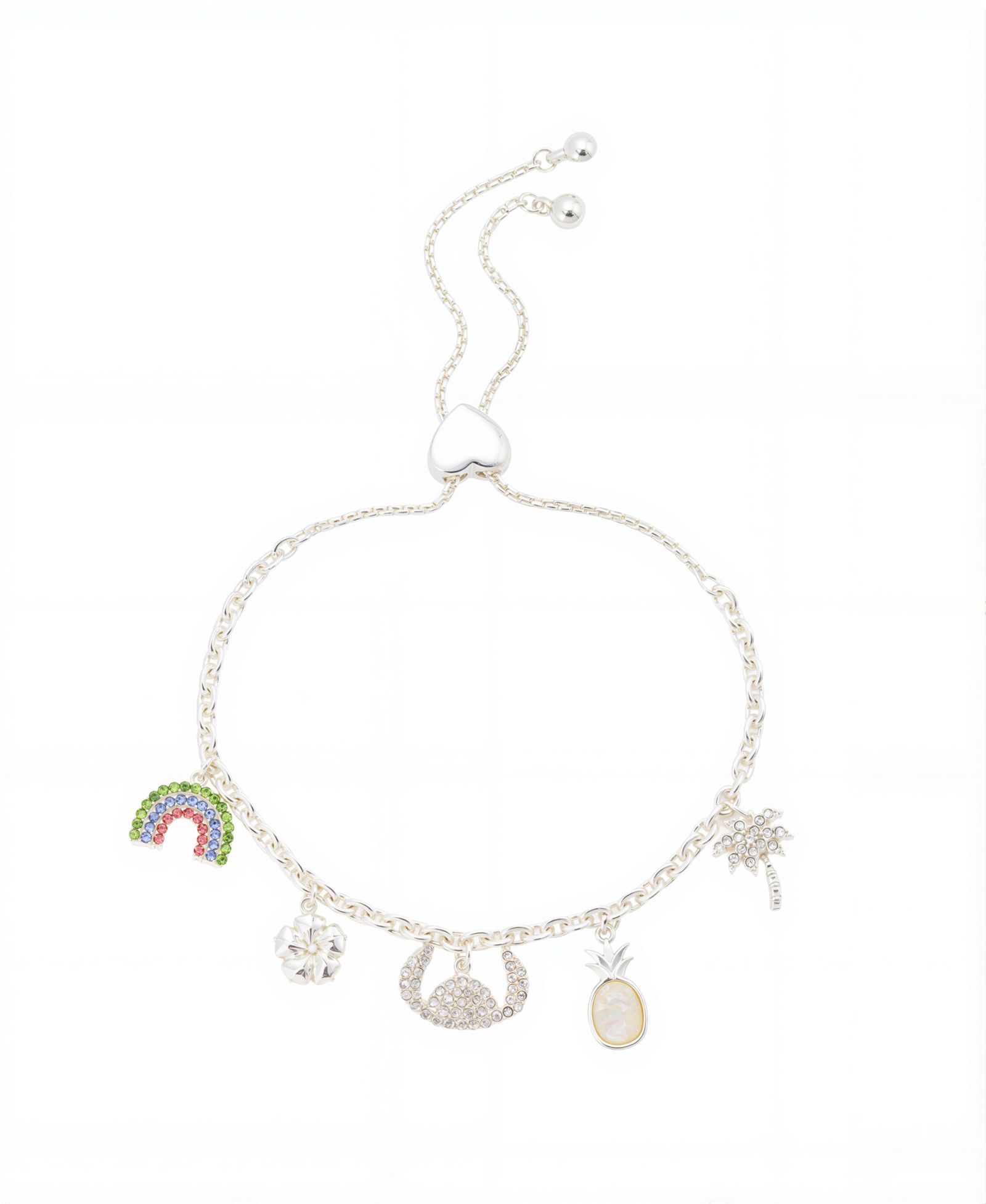 Браслет-боло Disney Crystal and Mother of Pearl Lilo Stitch Summer Charm