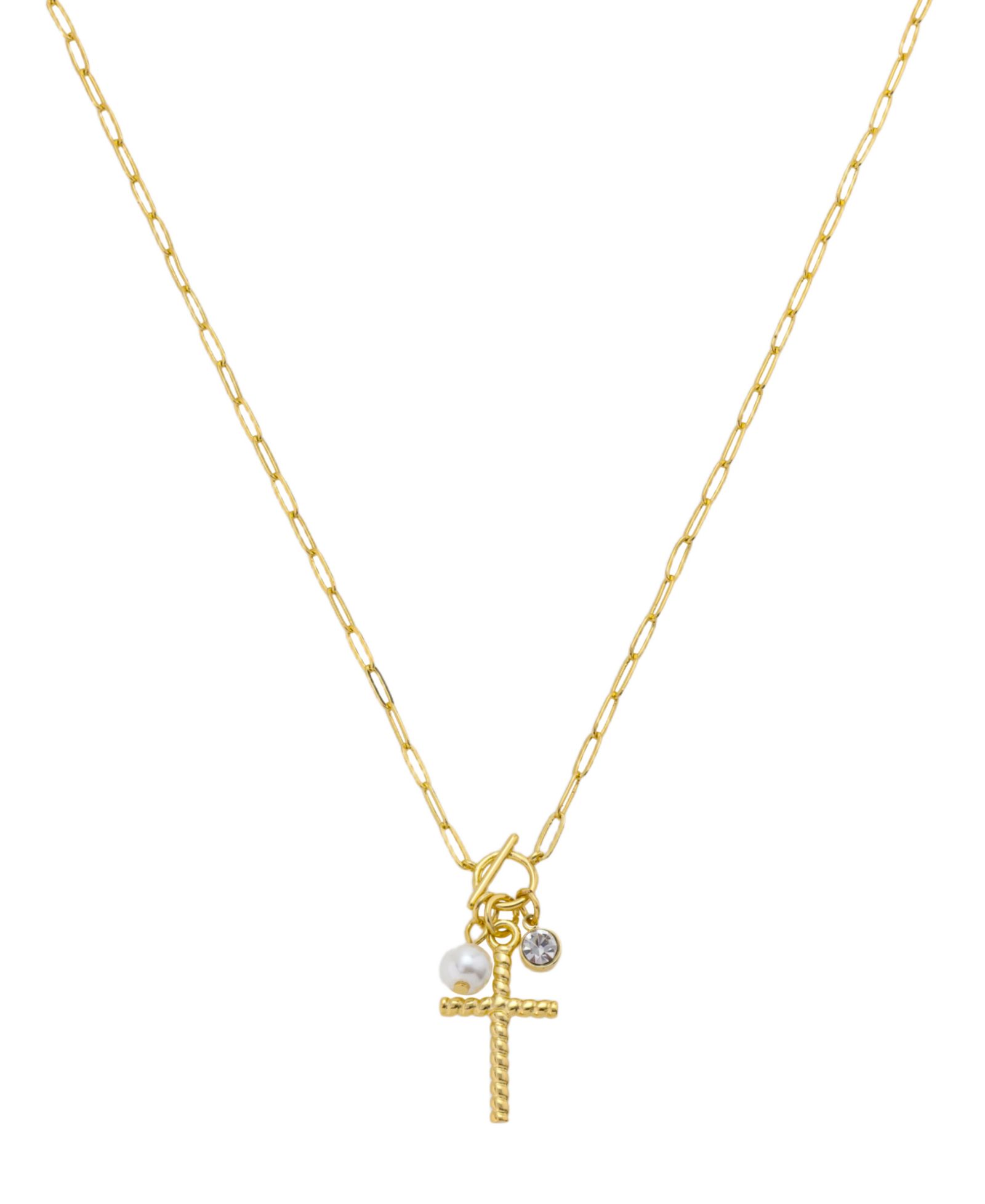 Unwritten Подвеска с кристаллом в форме креста Crystal Cross Charm