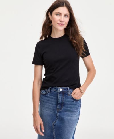 On 34th Women's Cropped Meet and Greet Short-Sleeve T-Shirt, Macy's Exclusive