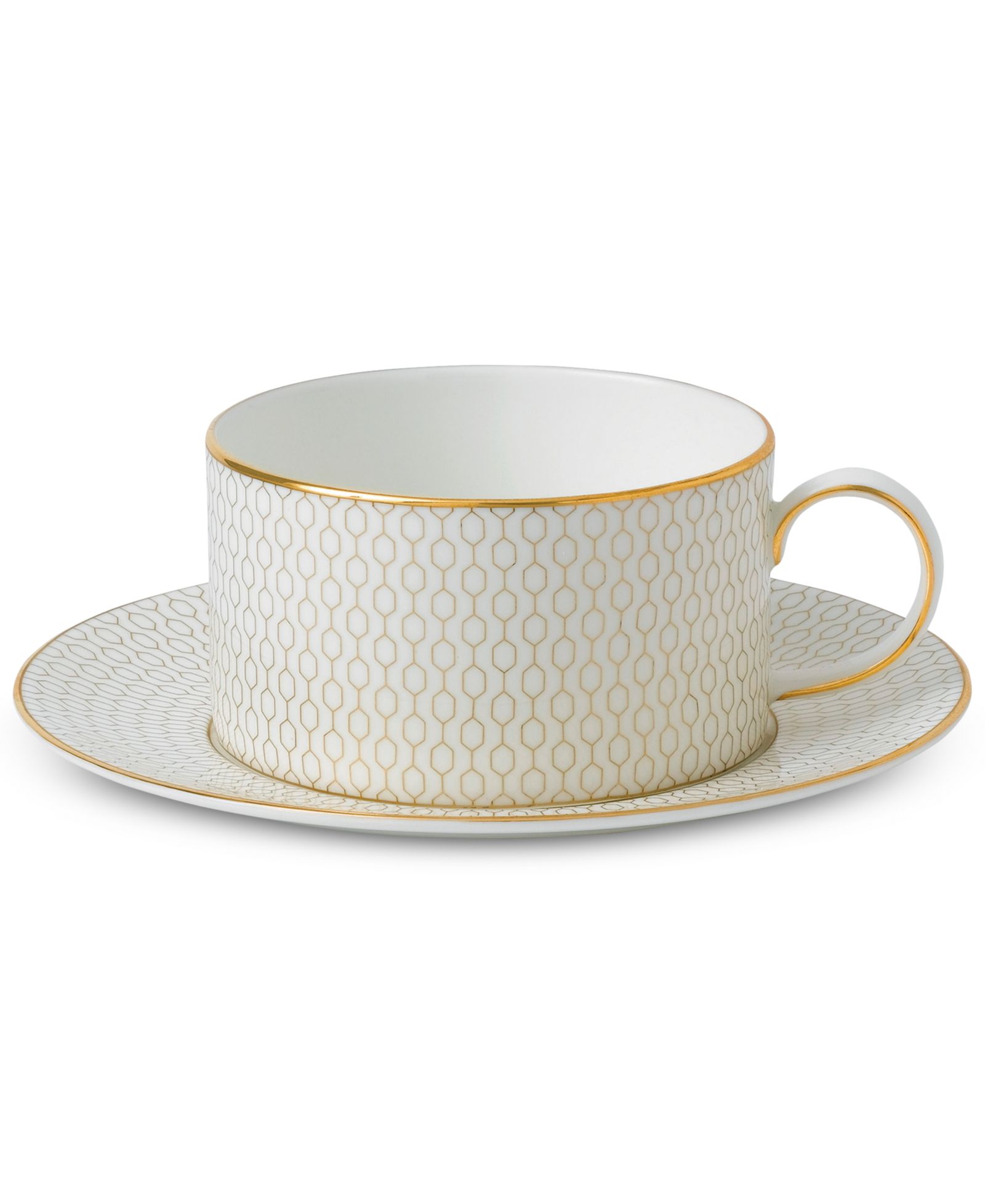 Набор чайная чашка и блюдце Wedgwood Gio Gold