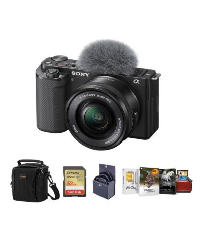 Sony ZV-E10 4K Real-time AF Tracking Mirrorless Camera