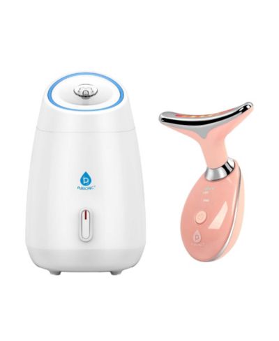 Pursonic Beauty Bundle – Face Steamer и 7-in-1 LED Light Therapy Device