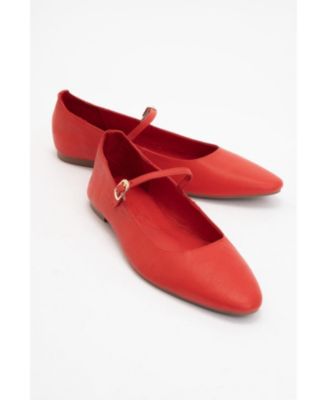 Red leather