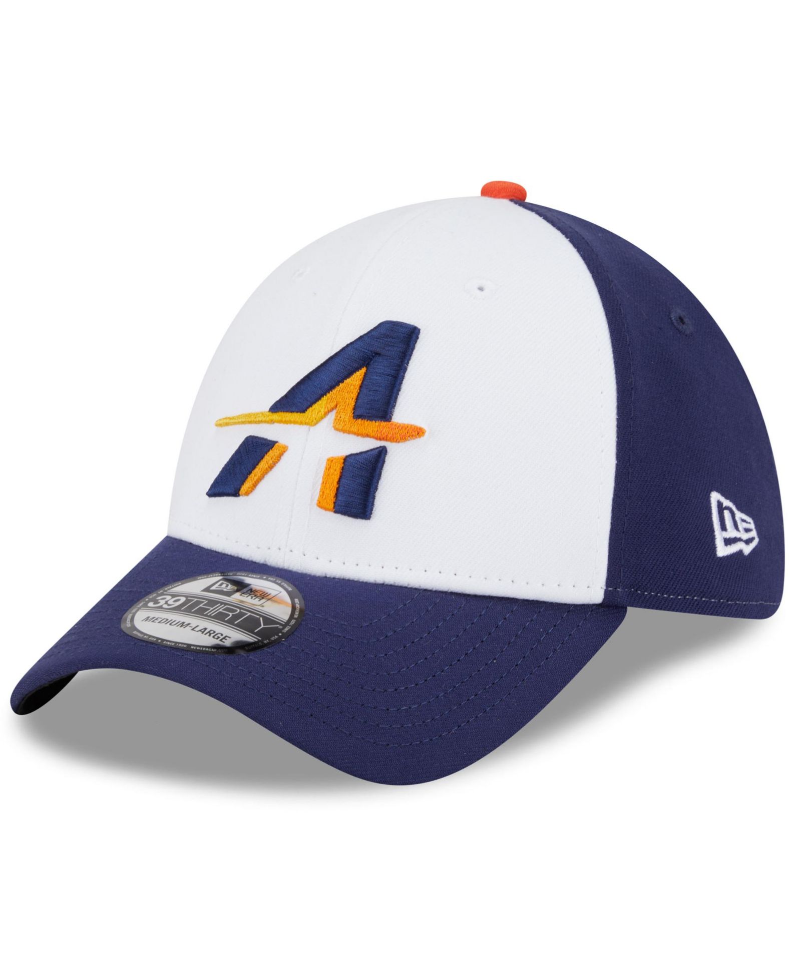 New Era Men's White/Navy Houston Astros 2025 City Connect 39THIRTY Flex Hat