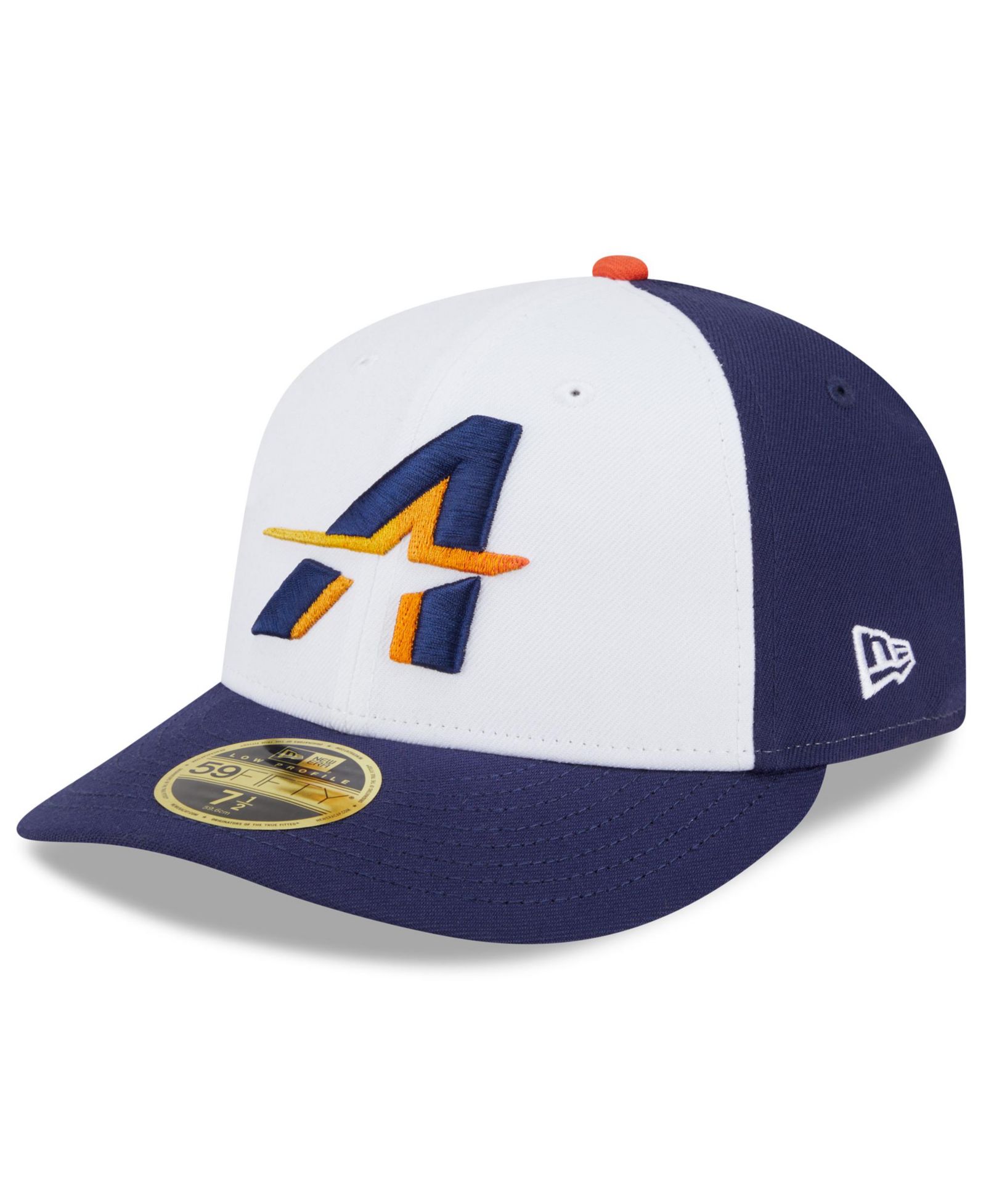 New Era Мужская кепка Houston Astros 2025 City Connect Low Profile 58FIFTY, White/Navy