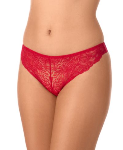 Женское нижнее белье On Gossamer Luxe Lace Thong G2426