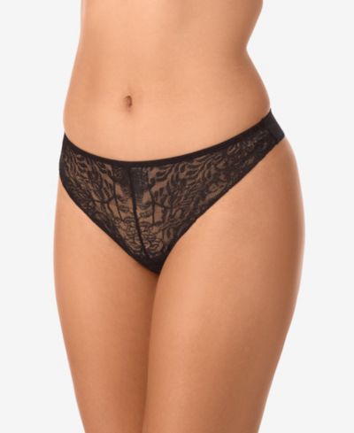 On Gossamer Women's Luxe Lace Thong Underwear G2426