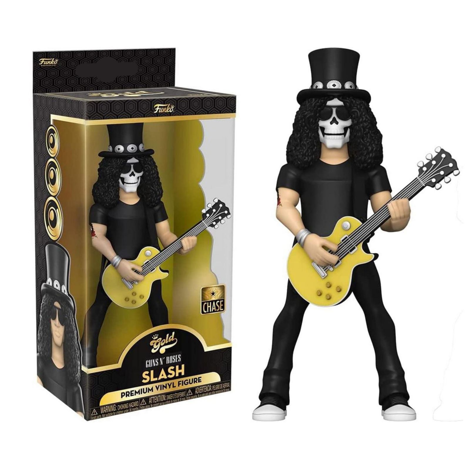 Funko Gold Guns N Roses Slash Редкий Chase 5" Виниловая фигурка