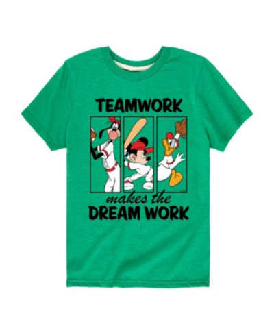 Футболка Disney Toddler Boys Teamwork Makes The Dream Work Baseball Graphic