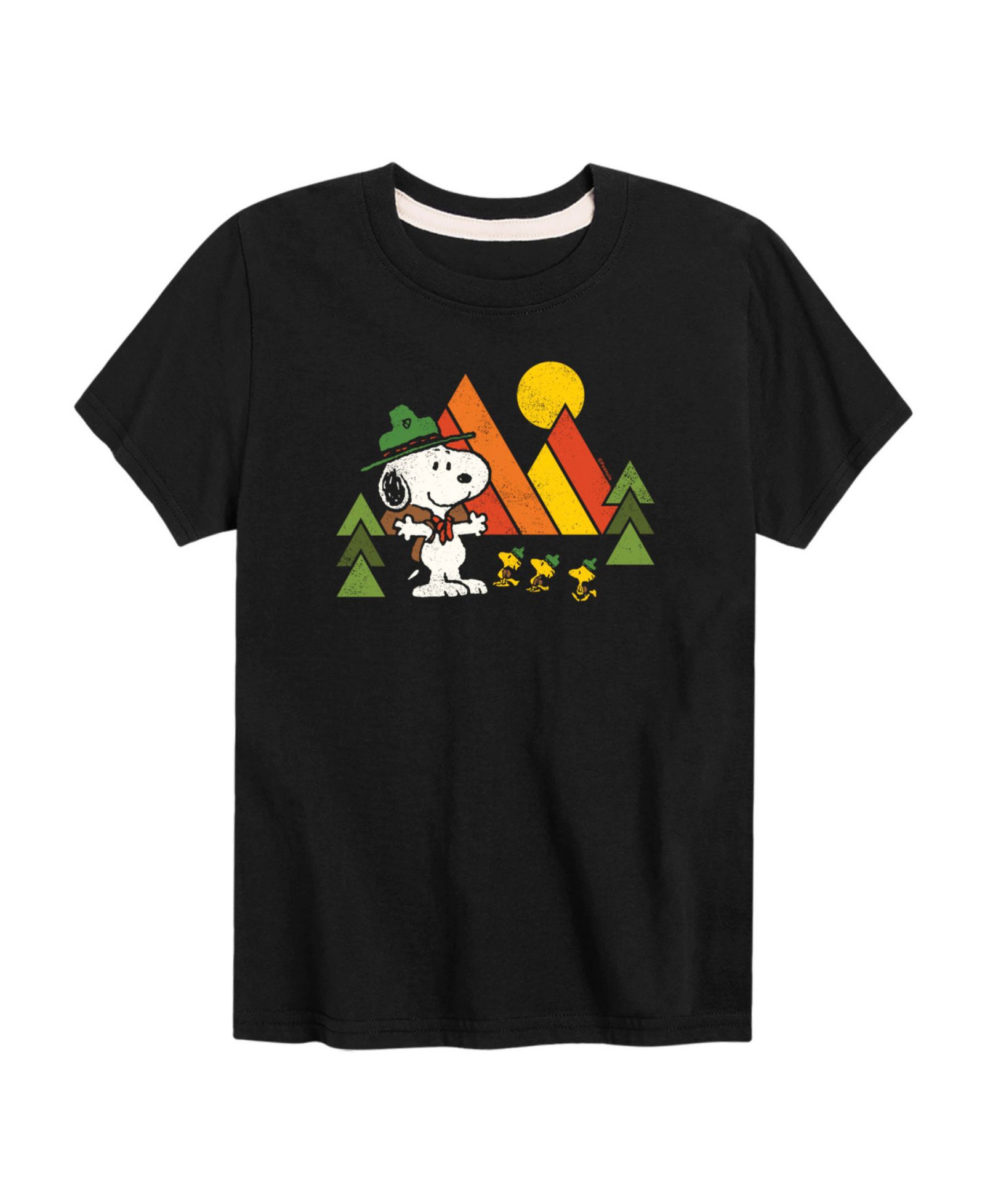 Детская футболка Peanuts Big Boys Beagle Scout с принтом