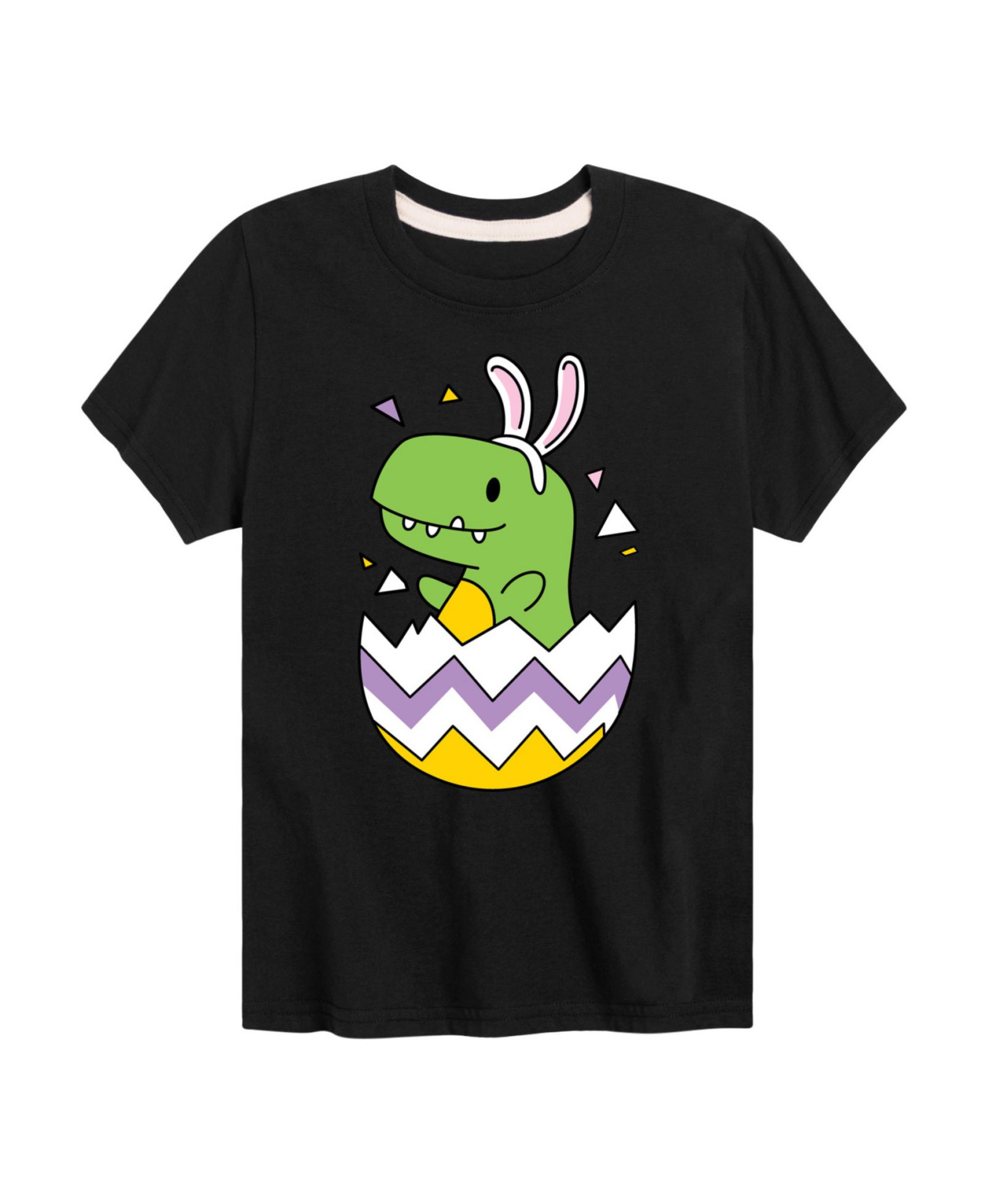 Hybrid Детский Hybrid Toddler Boys Happy Easter Dino Egg Graphic T-Shirt