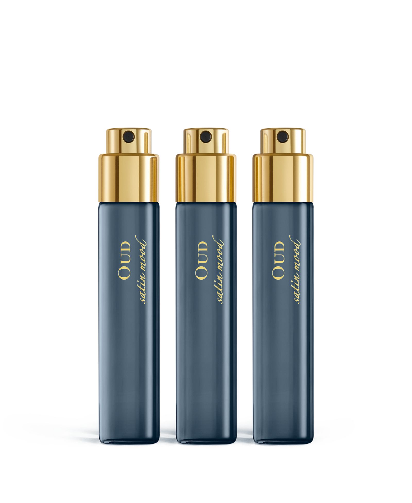 Набор парфюмерии Maison Francis Kurkdjian OUD satin mood Eau de Parfum Globe Trotter Refills