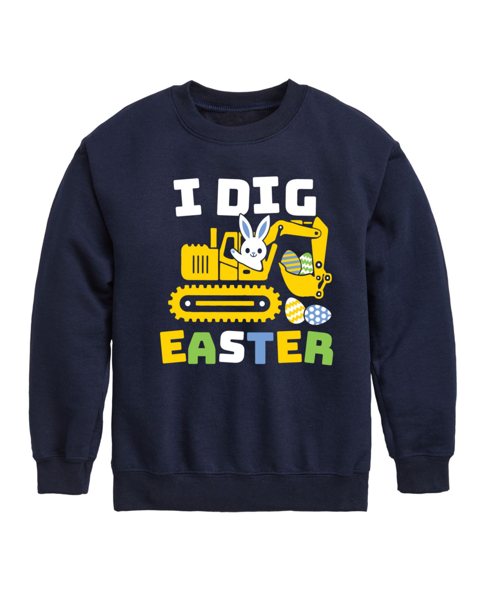 Детская флисовая толстовка Hybrid I Dig Easter с графическим принтом