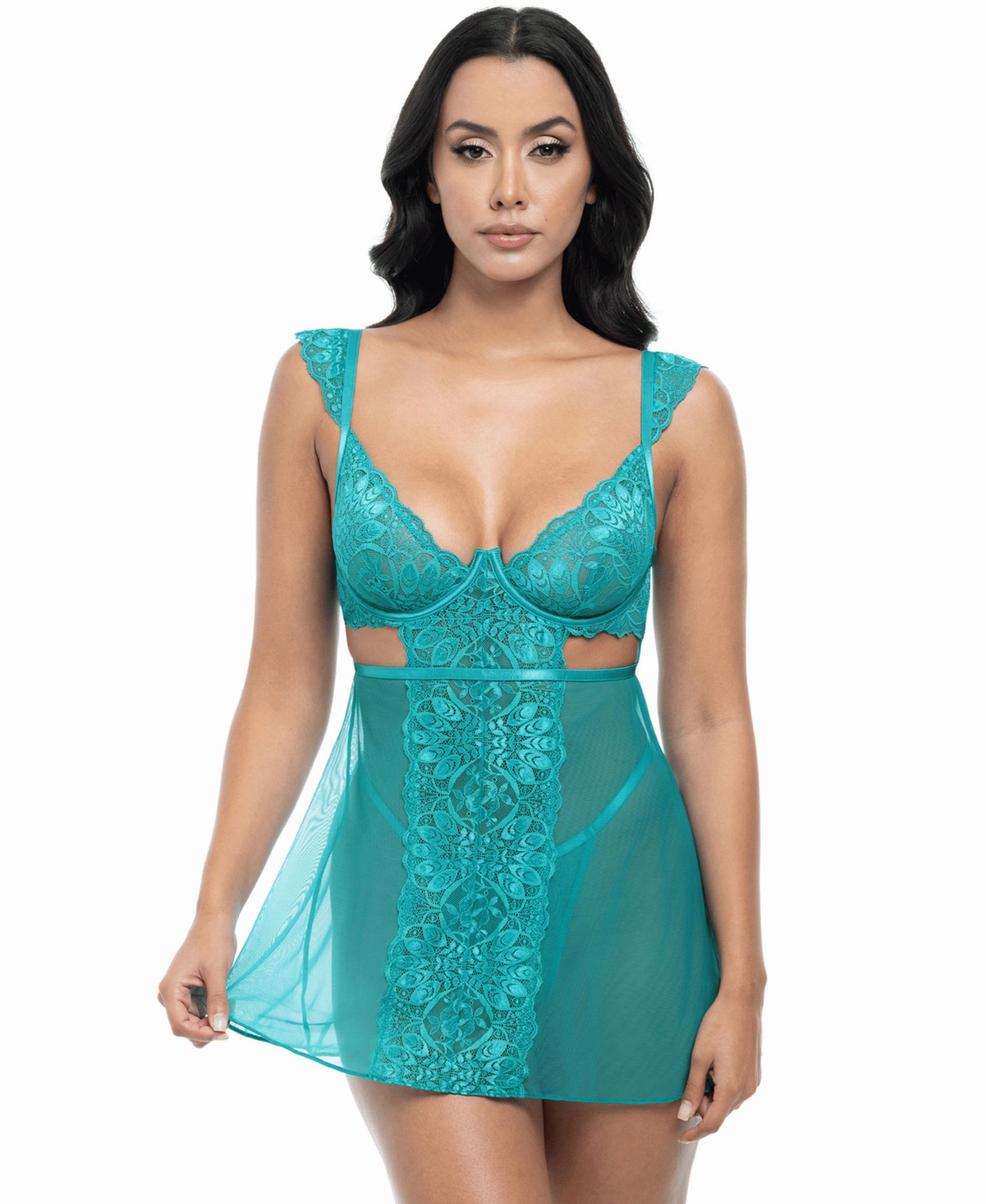 Oh La La Cheri Женское прозрачное белье Babydoll Farah с кружевом