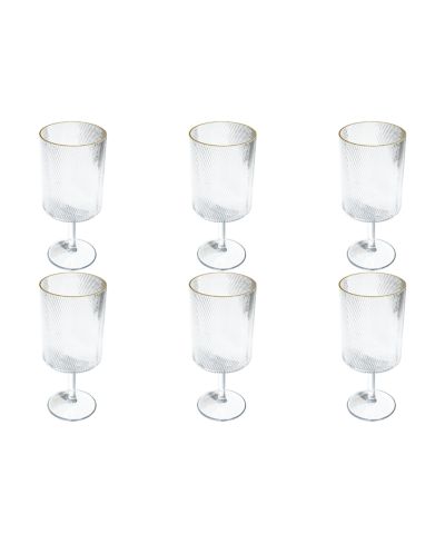 Набор бокалов Abode Homewares Stax Optic Twist, 6 шт.