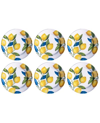 Набор обеденных тарелок Abode Homewares Lemon Orchard, 6 шт.
