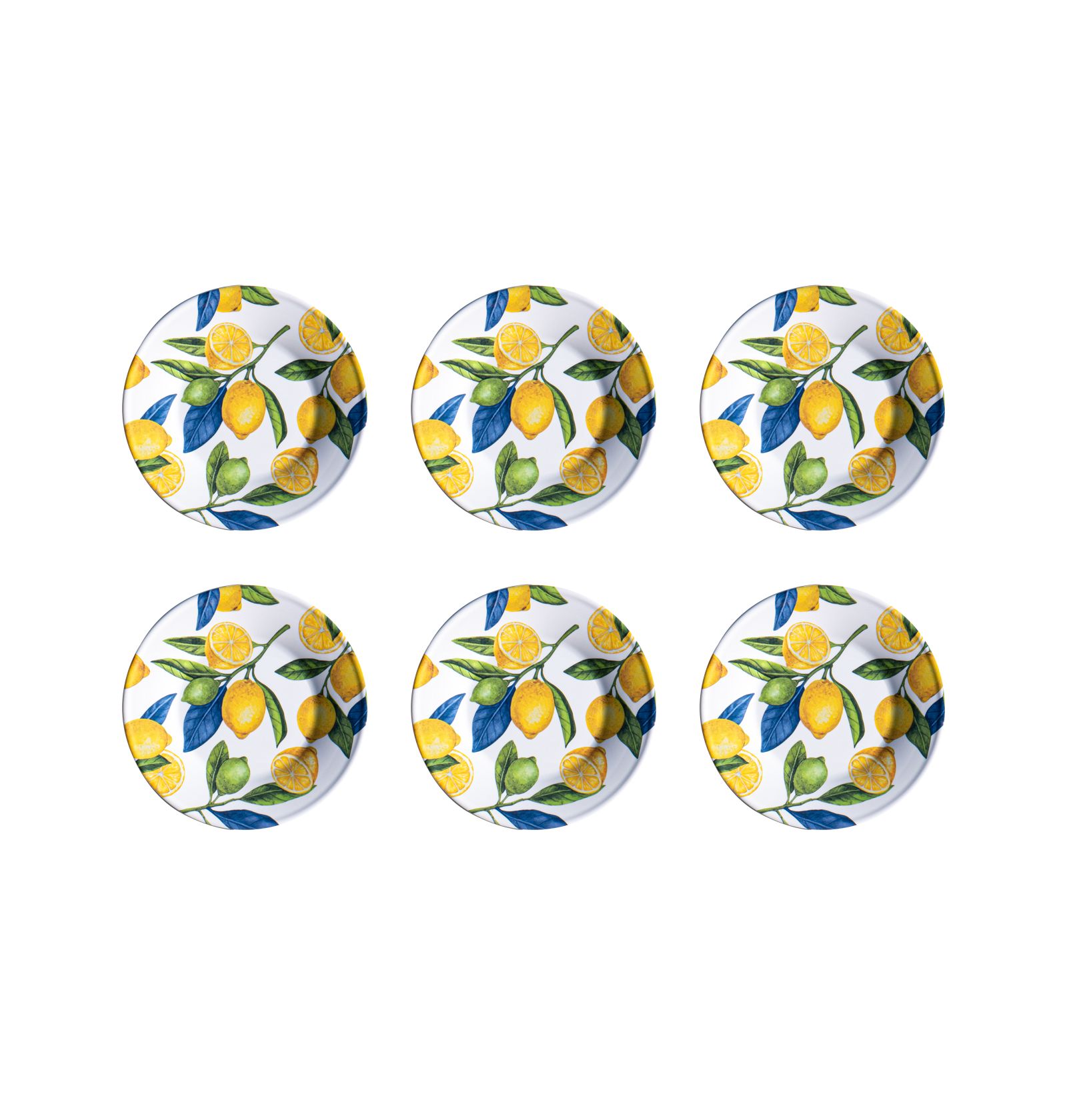 Тарелки для салата Abode Homewares Lemon Orchard 6-Pc. Service For 6