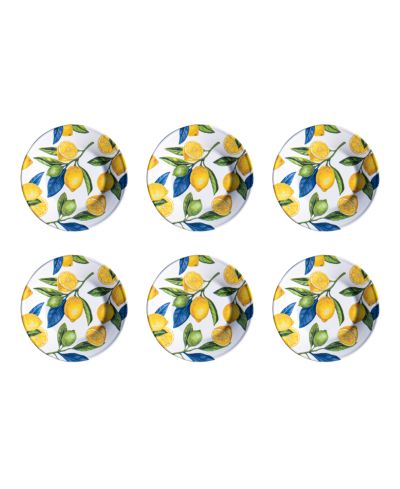 Тарелки для салата Abode Homewares Lemon Orchard 6-Pc. Service For 6