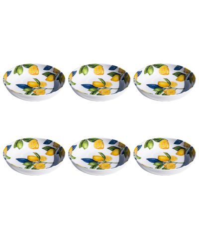 Набор из 6 низких чаш Abode Homewares Lemon Orchard