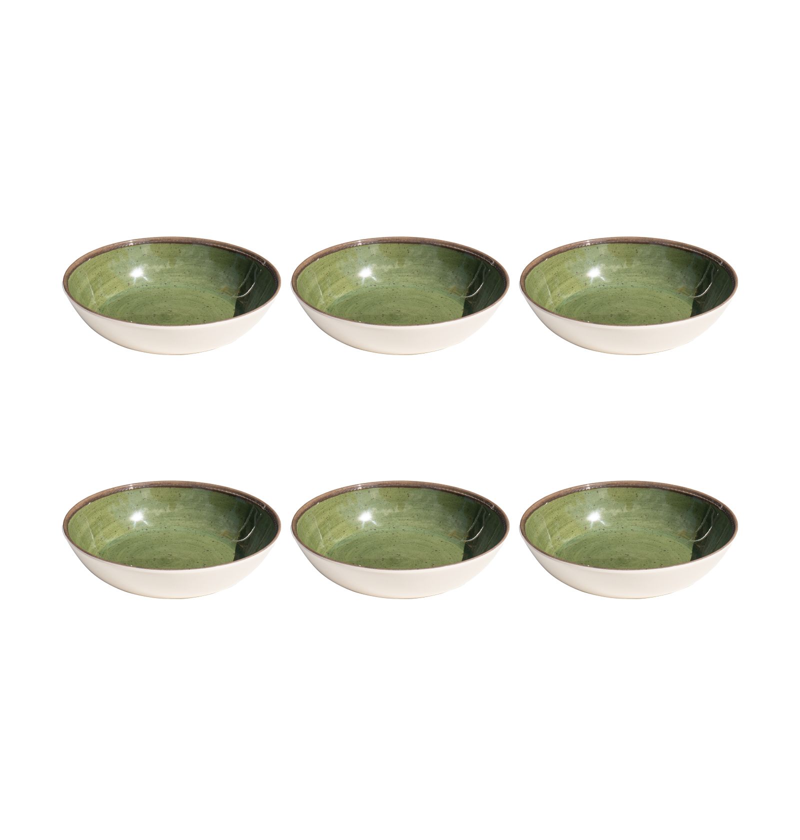 Abode Homewares Набор из 6 керамических чаш Retreat Pottery, на 6 персон