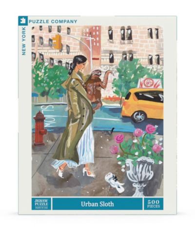 New York Puzzle Company Urban Sloth 500 Piece Puzzle, Ages 10+