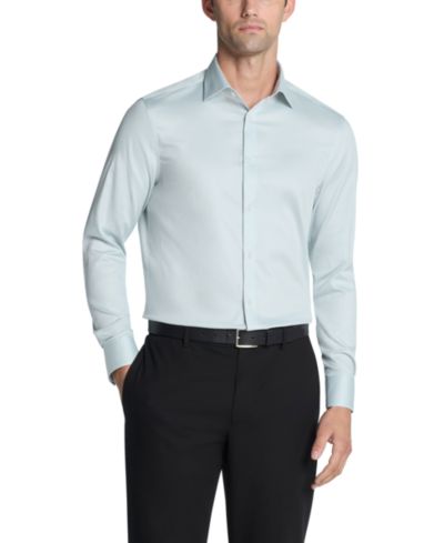 Calvin Klein Men's Performance Wrinkle Free Stretch Shirt, Slim Fit