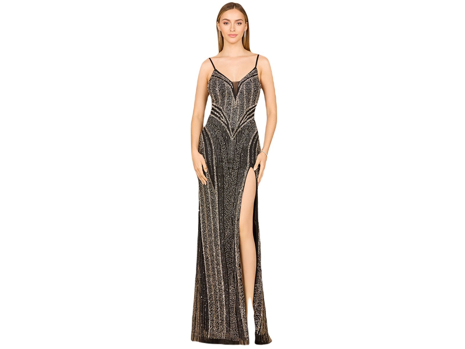 Lara Women's Off Shoulder Elegant Chiffon Gown