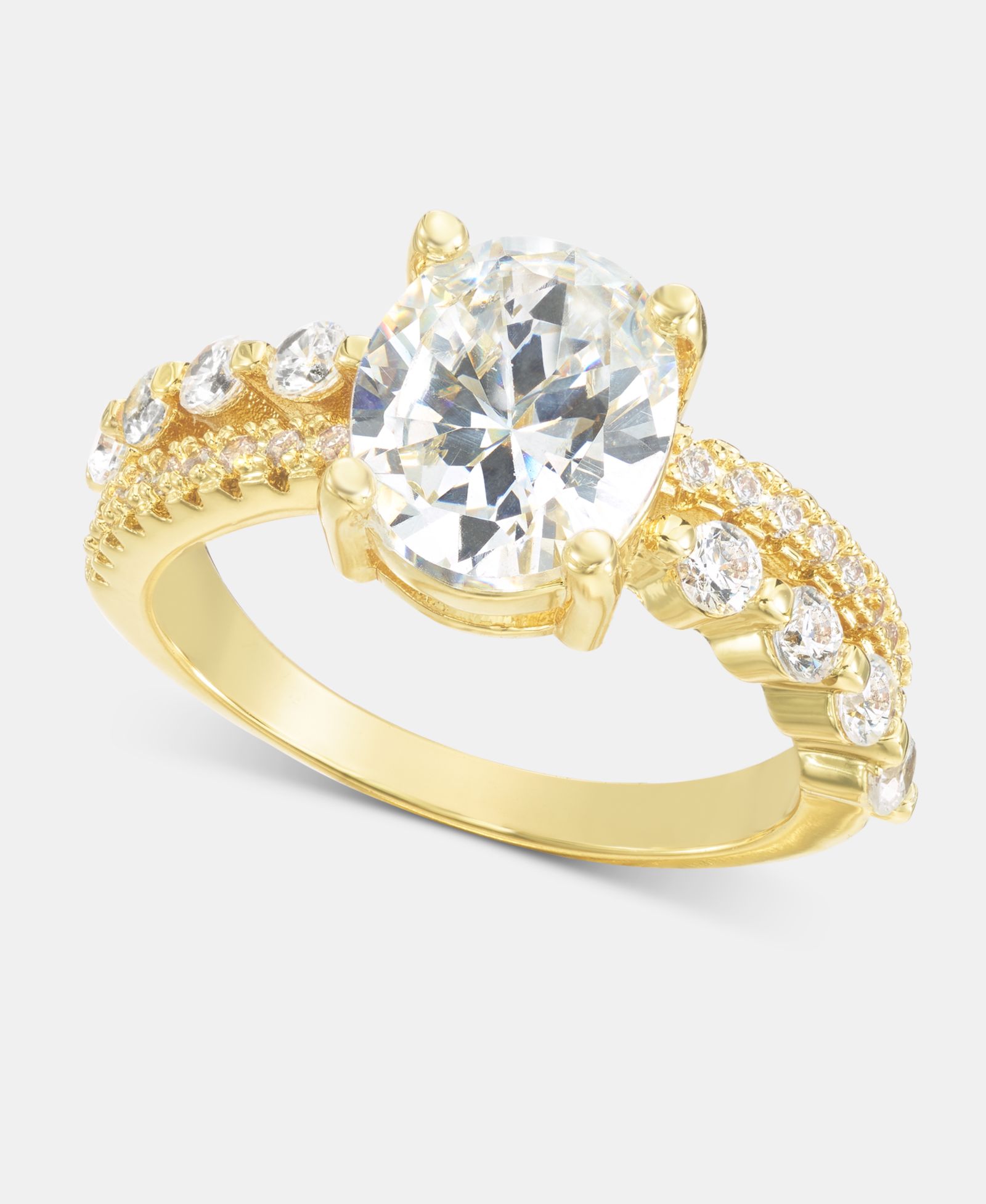 Кольцо Charter Club Pavé & Oval Crystal