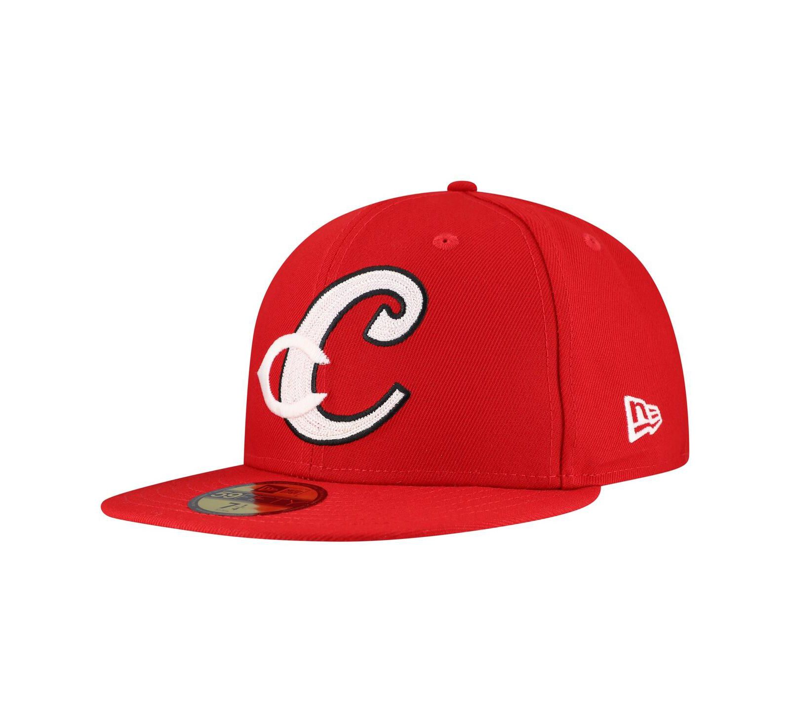 Мужская кепка New Era Red Cincinnati Reds Duo Logo 2.0 59FIFTY Hat