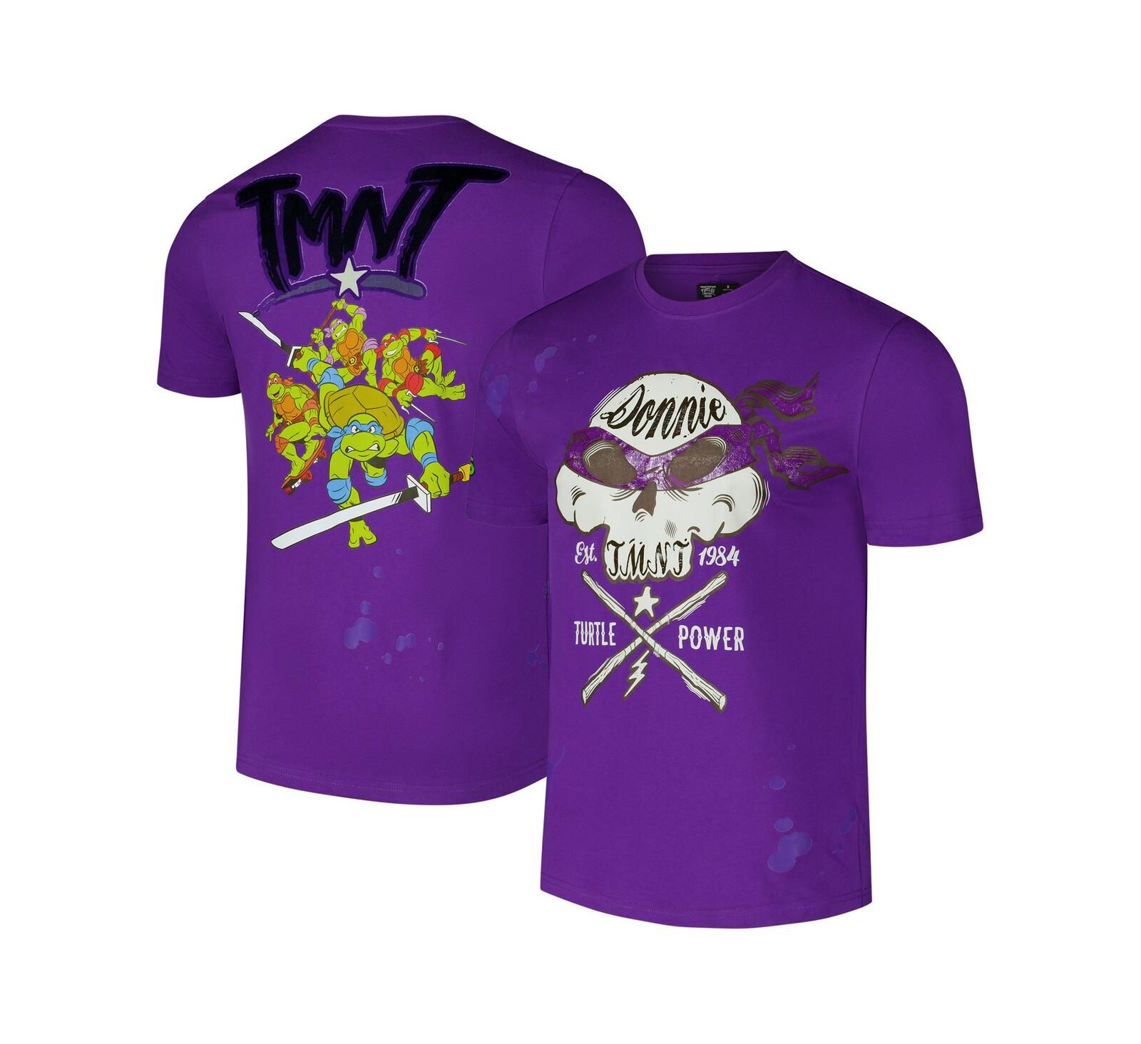 Freeze Max Men's Purple Teenage Mutant Ninja Turtles Turtle Power T-Shirt