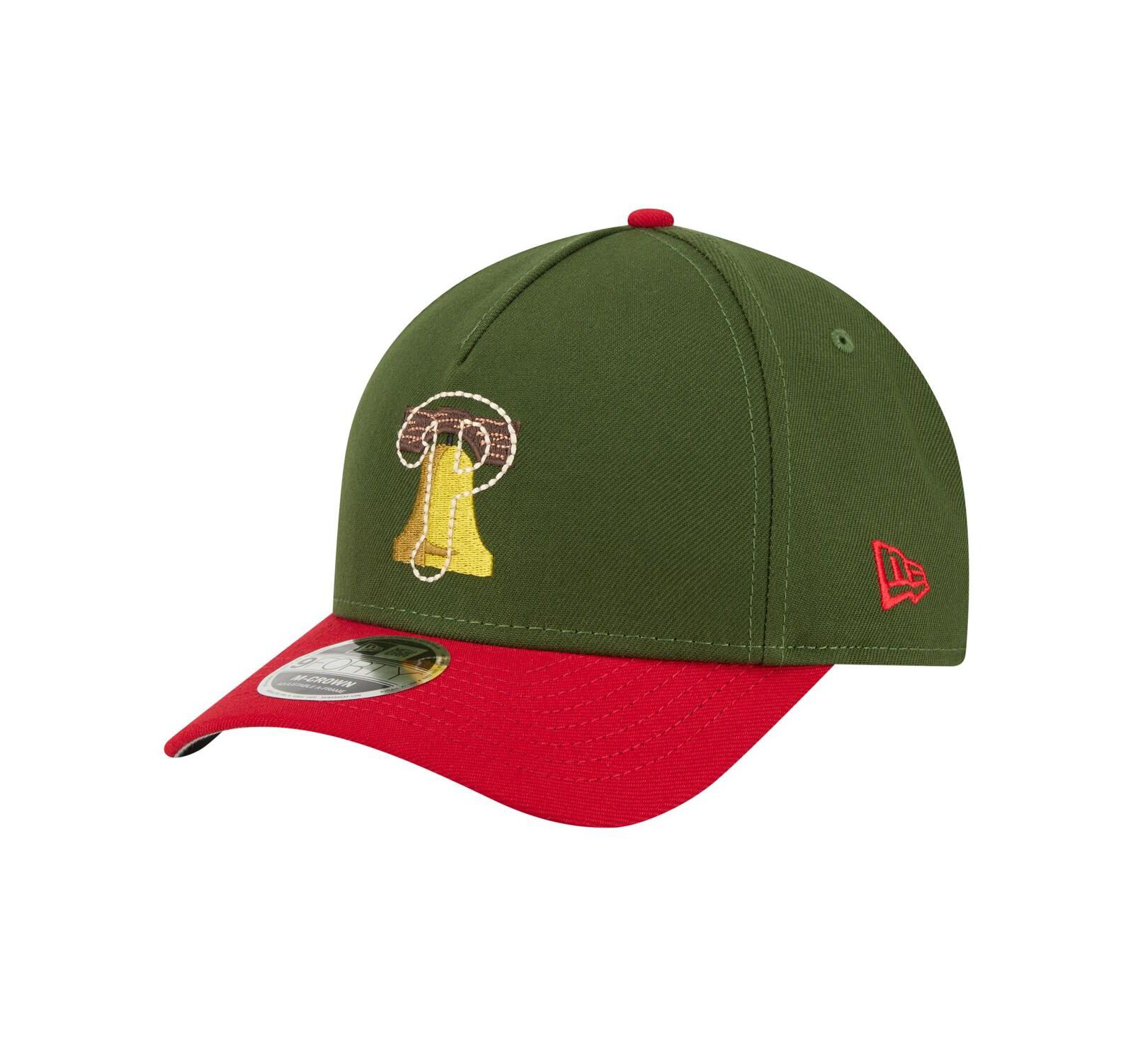 New Era Мужская темно-зеленая кепка Philadelphia Phillies City Feature 9FORTY A-Frame регулируемая