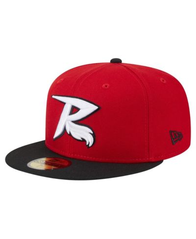 Мужская кепка New Era Men's Red/Black Richmond Flying Squirrels Authentic Collection 59FIFTY