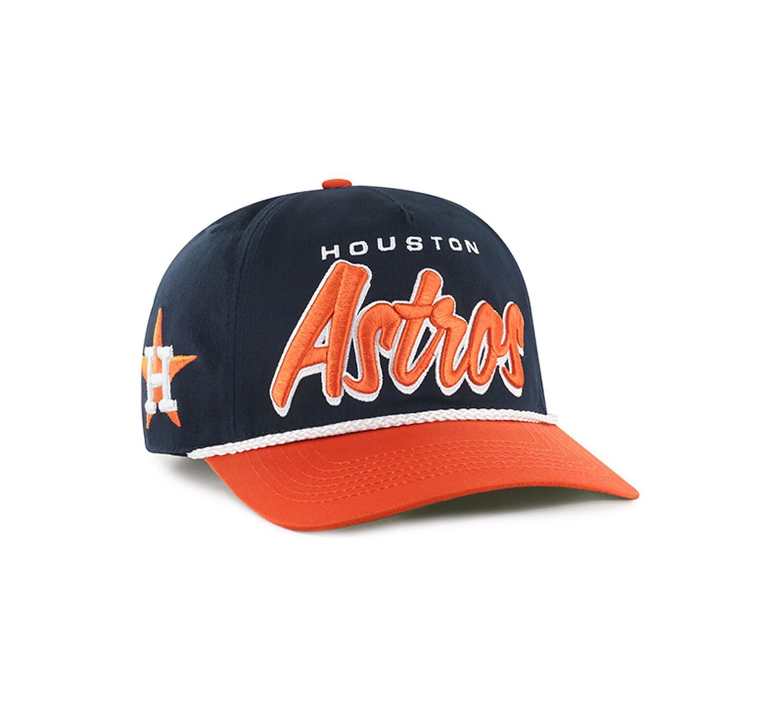 '47 Brand Men's Navy Houston Astros Drop shadow Rope Hitch Adjustable Hat
