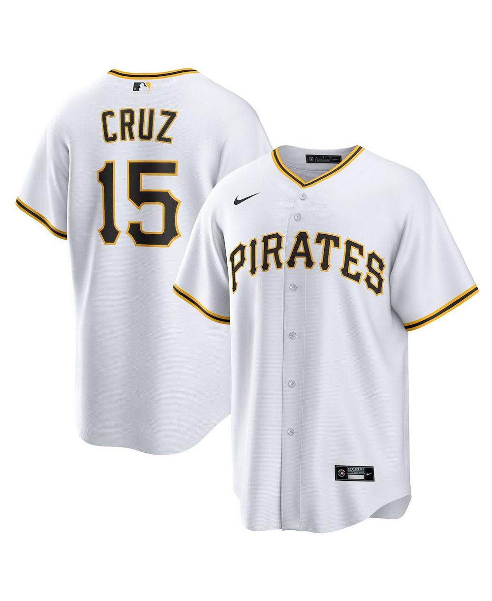 Мужская джерси Nike White Oneil Cruz Pittsburgh Pirates Home Replica