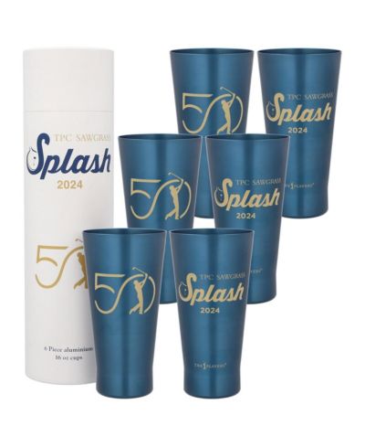 Набор алюминиевых стаканов Atlantic Group Distribution THE PLAYERS 50th Anniversary Sawgrass Splash, 6 шт.