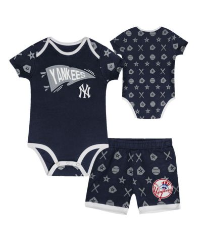 Outerstuff Baby Boys and Girls 2-Piece Navy New York Yankees On Deck Diaper Cover Set
