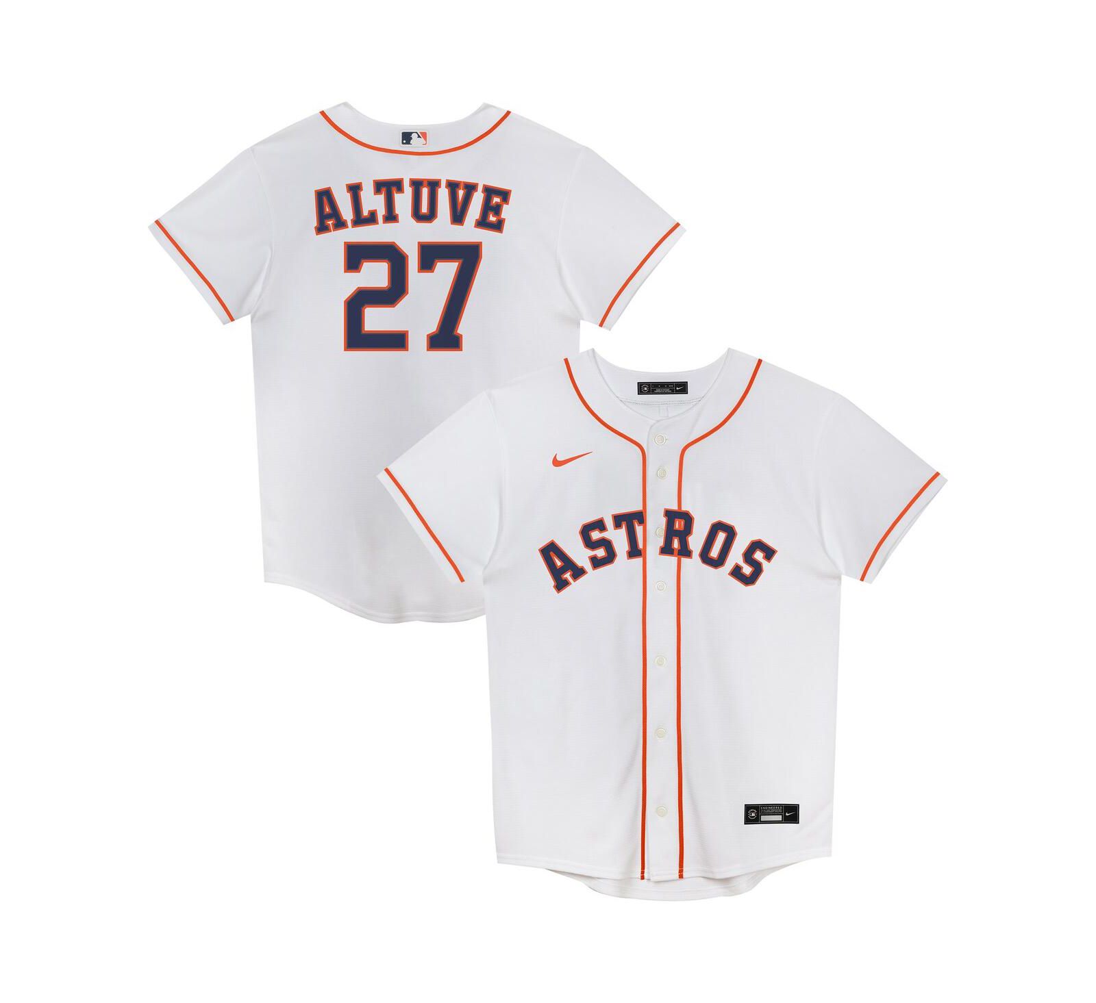 Детская джерси Nike Jose Altuve Houston Astros Home Replica 2.0 белая