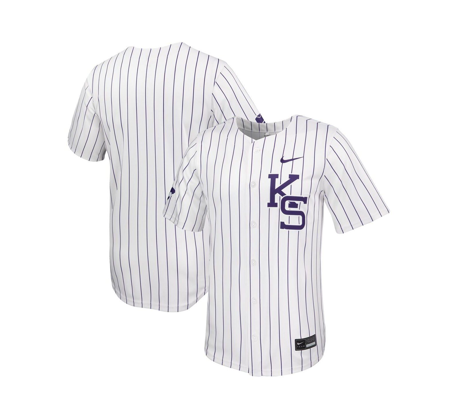 Nike Мужская белая джерси Kansas State Wildcats Limited Baseball