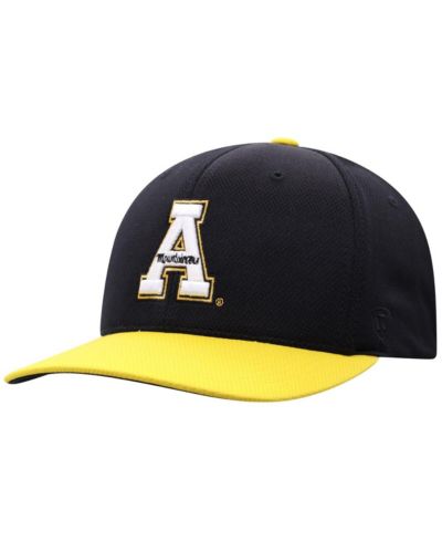 Кепка Top of the World Men's черная Appalachian State Mountaineers Reflex Two-Tone Flex