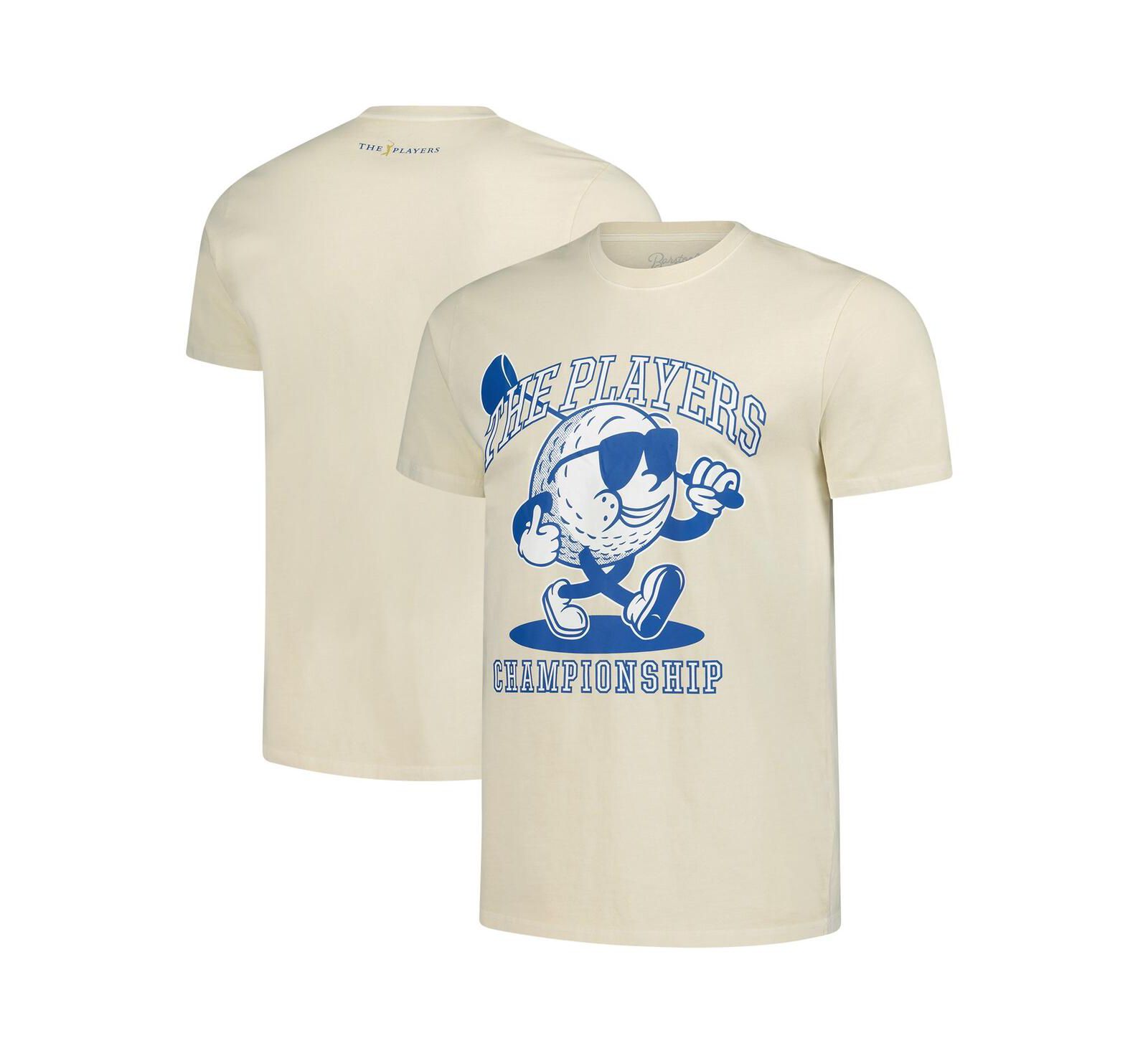 Barstool Golf Men's Tan THE PLAYERS Golf Ball Guy Garment Dyed T-Shirt