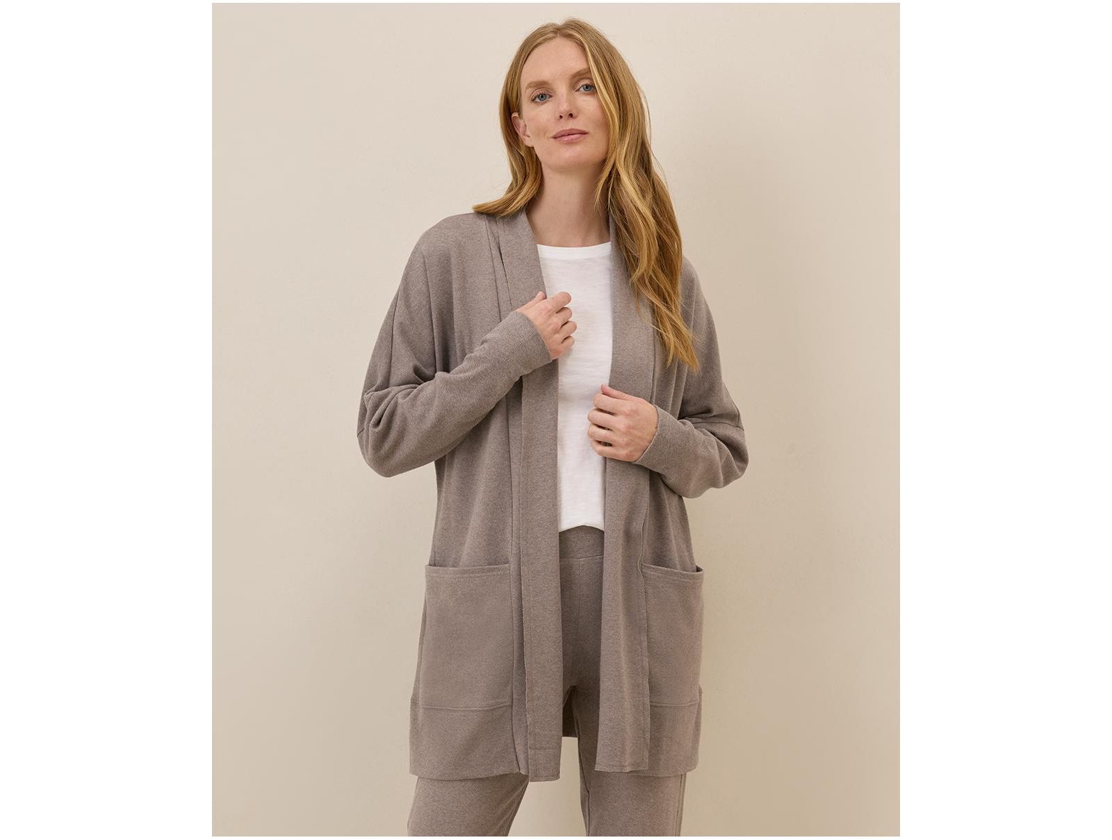Pact Women's Organic Cotton Airplane Wrap Cardigan -