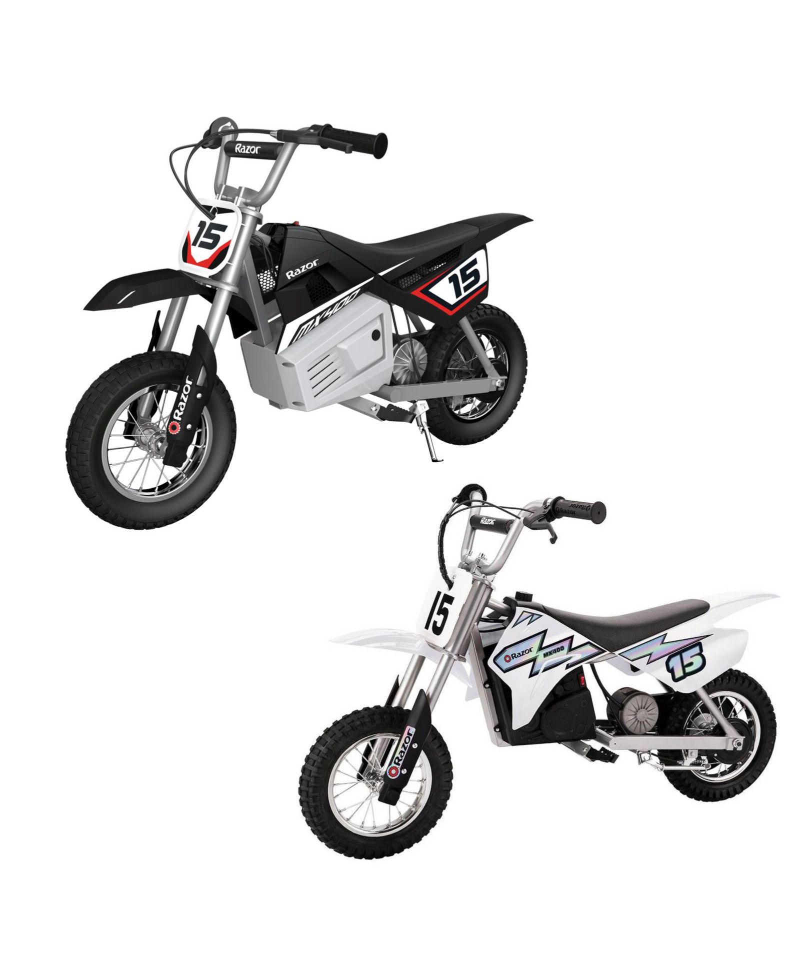 Электрический мотоцикл Razor MX400 Dirt Rocket, выдерживает вес до 140 фунтов, для возраста 13+