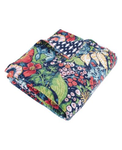 Levtex Night Garden Reversible Quilted Throw, 50" x 60"