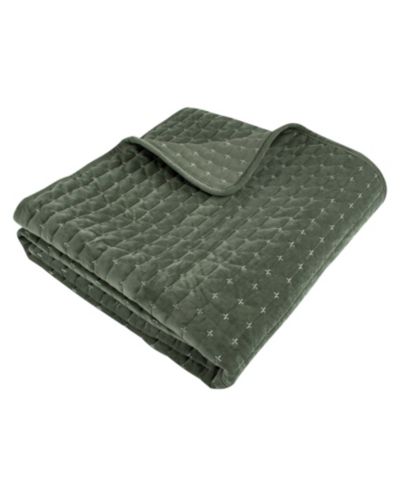 Levtex Velvet Stitch Reversible Quilted Throw, 50" x 60"