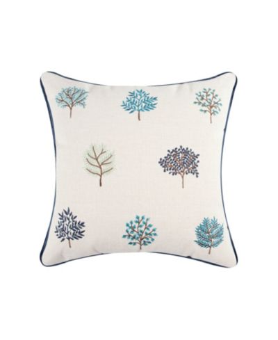 Levtex English Forest Embroidered Decorative Pillow, 16" x 16"